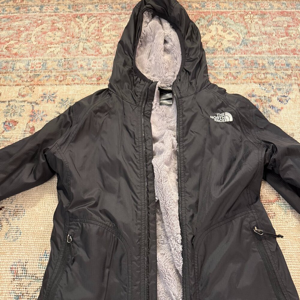 XS Northface Shearling Lined Rainjacket - image 1